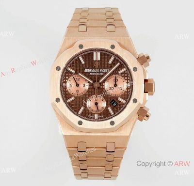 Swiss Grade Audemars Piguet Royal Oak Chronograph Chocolate Dial Watch 7750